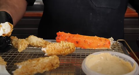 These Fried King Crab Legs are Amazing!