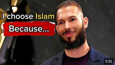 Why Andrew tate believe in Islam