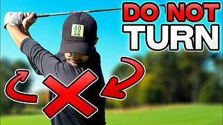 Don’t Turn in the Golf Swing Do THIS Instead