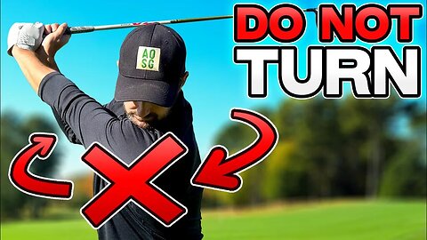 Don’t Turn in the Golf Swing Do THIS Instead