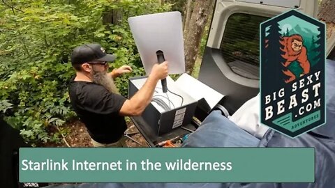 Testing Starlink internet in the wilderness. Georgia Traverse in 4x4 Mercedes Sprinter Van