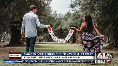 COVID-19 pandemic cancels wedding plans, keeps couple thousands of miles apart