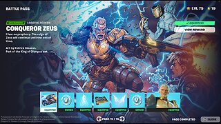 Fortnite | Battle Pass Reward | Page 10 | Conqueror Zeus | Outfit Unlock | View Styles | C5S2.