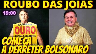19h Roubo de Joias enfim começa a corroer imagem de Bolsonaro