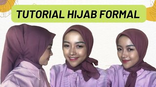 TUTORIAL SIMPEL JILBAB FORMAL ALA PEGAWAI BANK/IBU PEJABAT