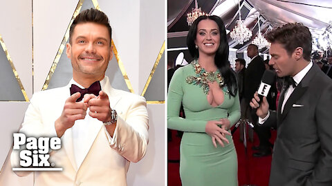 Ryan Seacrest's most memorable and awkward red carpet moments