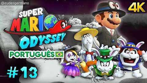 Super Mario Odyssey Parte 13 - Lado Escuro da Lua (Português PTBR) [4K]