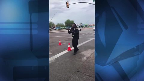 Viral: Tucson cop shows off his dance moves