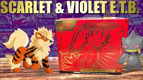 WE CAUGHT A FEW | Scarlet & Violet Elite Trainer Box (ETB) Pokemon TCG Trading Cards