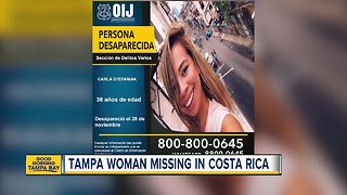 Tampa woman goes missing during trip in Costa Rica
