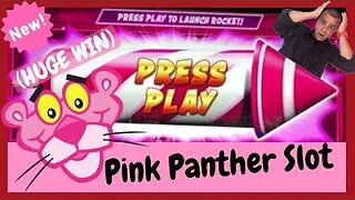 💥Pink Panther Slot Machine-HUGE Rocket Jackpot Win From GN Stream💥