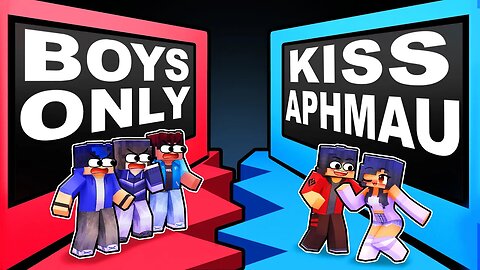 BOYS ONLY or KISS ME in Minecraft!?