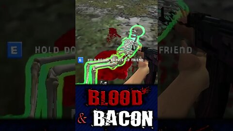 Armless Skeleton BLEEDS to Death! | Blood & Bacon #shorts #gaming #weirdgames