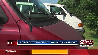 Non-profit targeted by vandals and thieves