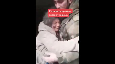 Chechen & DPR soldiers smash through concrete to rescue civilians sealed inside a basement