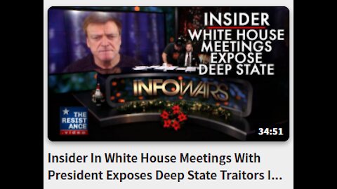 Insider In White House Meetings With President Exposes Deep State Traitors In Washington D.C.