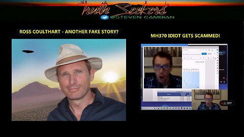 Ross Coulthart, Another fake story? Plus MH370 IDIOT gets scammed!