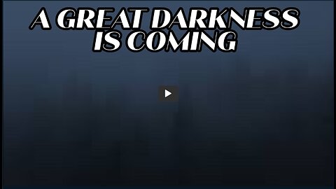 Julie Green subs A GREAT DARKNESS IS COMING