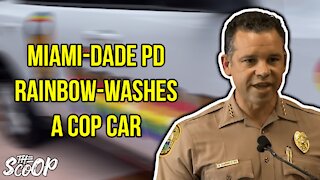 Miami-Dade Police Department Rainbow-Washes A Police Vehicles