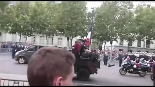 Never has a President of France received such a reception during Bastille Day celebrations...