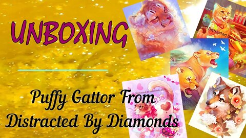 Unboxing all my Distracted by Diamonds Collection | Part 1 Artist Puffy Gator | 31 days of Crafting