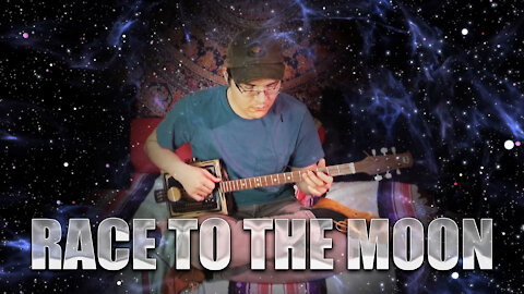 Race to the Moon - Cigar Box Guitar Improvisation