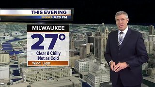Breezy and cool Wednesday night