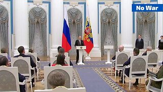 Putin spoke at the ceremony of presenting state awards!