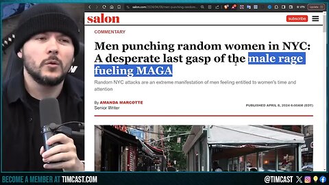 Feminist Blames MAGA For Women Getting Punched In NYC, Women VOTE For These Soft On Crime Policies