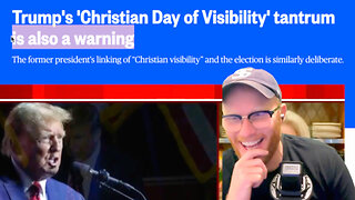 Left-Wing Outrage over Trump's Christian visibility Day