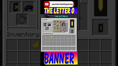 How To Make The Letter O Banner | Minecraft