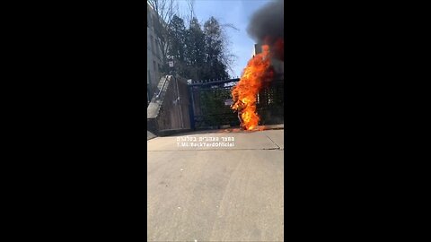 Graphic Video: Last Moments Of US Solider Setting Himself On Fire In Front of DC's Israeli Embassy