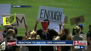 Reaction to changes announced by mayor, police chief