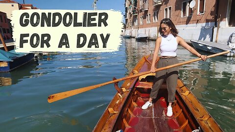 I Learned to Row Like a Venetian | VENICE, ITALY TRAVEL VLOG