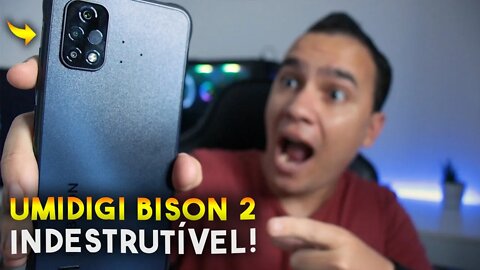 Umidigi Bison 2, com RESISTÊNCIA MILITAR, IP68 e IP69K! Unboxing e Impressões