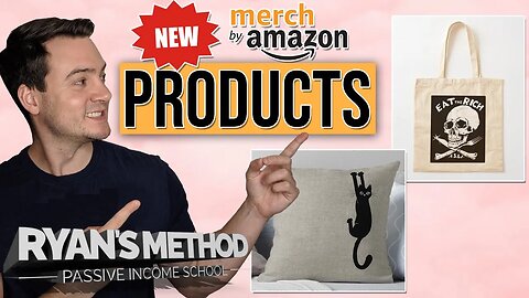 NEW! Amazon Merch Tote Bags + Throw Pillows