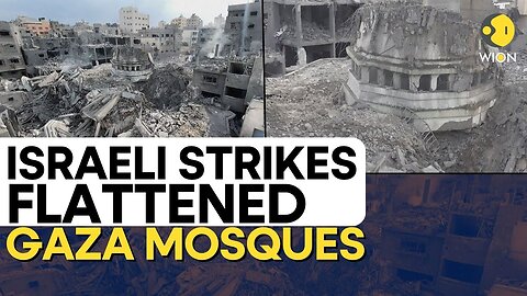 Israel-Palestine war: Israeli strikes flattened Gaza mosques I Wion Originals