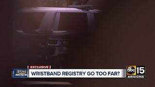 Concern over wristband registry in Buckeye