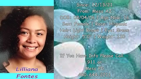 #Missing #Anniversary | Amaya Rodriguez | 12/13/2021