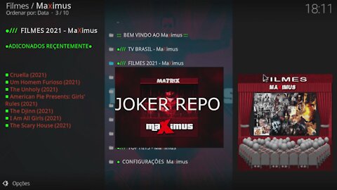 JOKER REPO MAXIMUS ADDON KODI 19