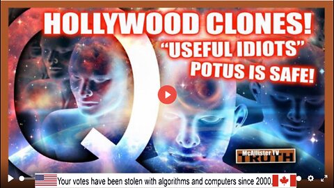 HOLLYWOOD CLONES! POTUS 100% INSULATED! VRIL LIZARDS! USEFUL IDIOTS!