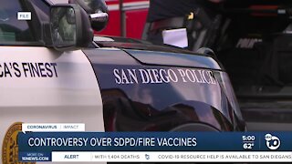 300 SDPD officers/Fire-Rescue workers get vaccine early, questions raised