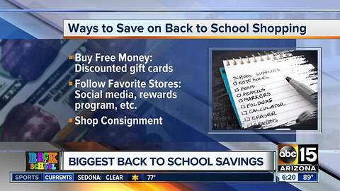 Biggest back-to-school savings