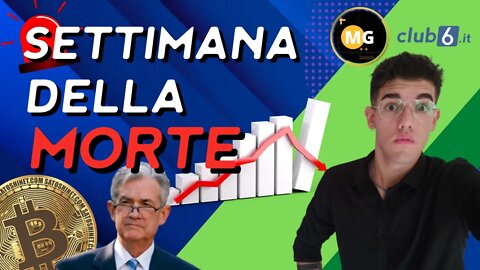 SETTIMANA DELLA MORTE... PERICOLO VOLATILITÀ | Analisi tecnica Criptovalute | Trading italia