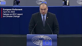 Romanian MEP Cristian Terhes Exposes Climate Scam In EU Parliament April 2023
