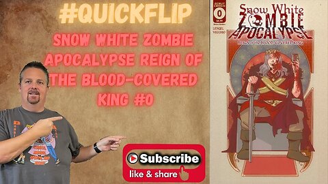 Snow White Zombie Apocalypse Reign Of The Blood-Covered King #0 Scout Comics #QuickFlip #shorts