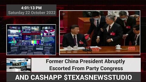 Former China President Abruptly Escorted From Party Congress