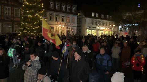 Waren Müritz - Markus - Eröffnung der Kundgebung 28.11-2022