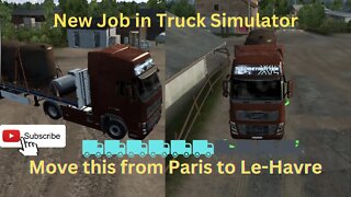 #shorts Moving from Paris to Le Havre in Truck Simulator