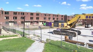 Perkins Homes public housing demolition begins in Southeast Baltimore
